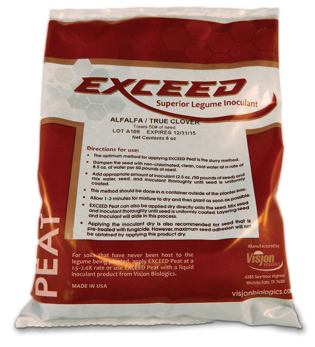 Exceed Peat - Alfalfa/True Clover image